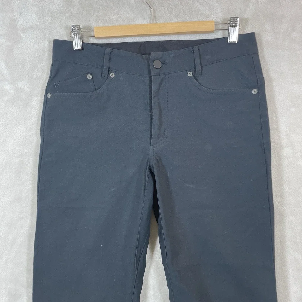 Outlier NYC Pants Mens 31x28 Black Strongtwill Two Way Stretch DWR Worn